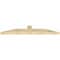 Ekena Millwork Portland Rough Sawn Timber Gable Bracket, Douglas Fir, 72"W x 12"H x 4"D x 6"F, 4/12 Pitch GBW072X12X0406POR00RDF - alternate 3
